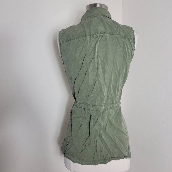 Sanctuary Green Cargo Vest - Picture 2 of 4
